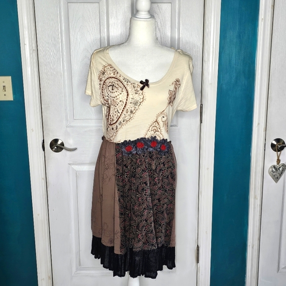 Handmade Upcycled Dress/Tunic Medium-Large - Picture 8 of 12